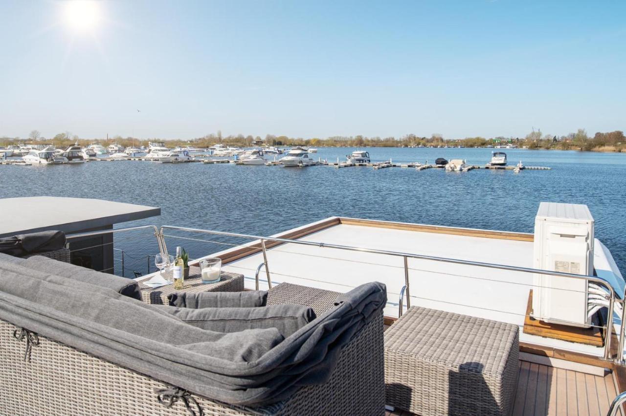 Hausboot Buddy Weyhe Esterno foto