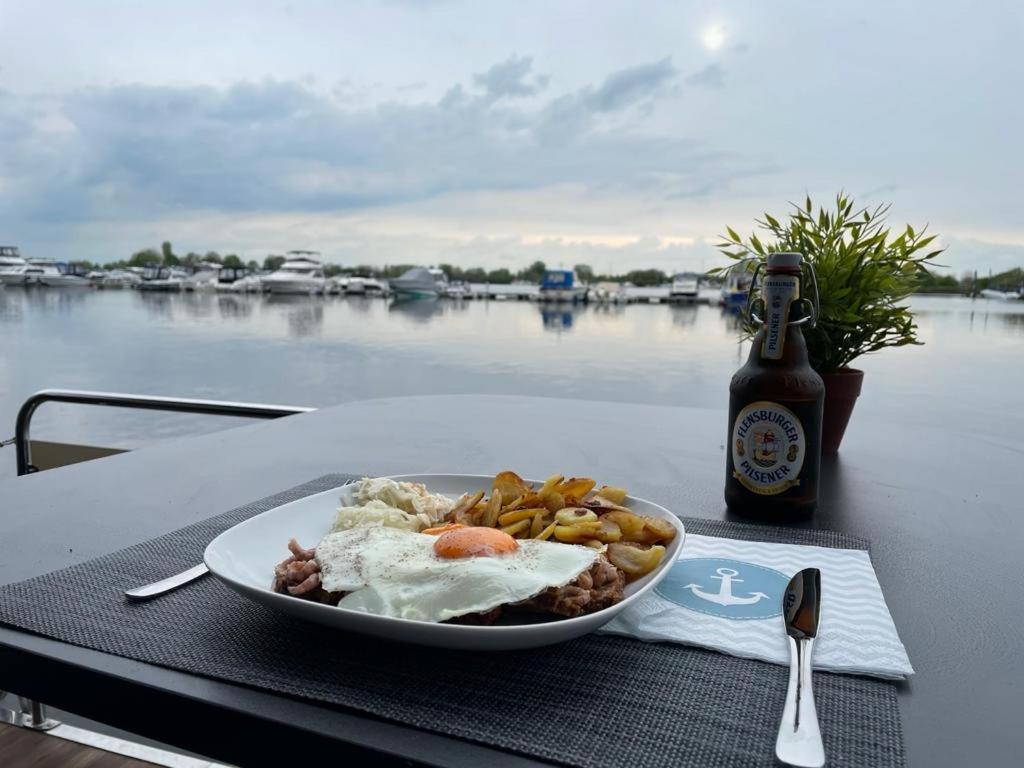 Hausboot Buddy Weyhe Esterno foto