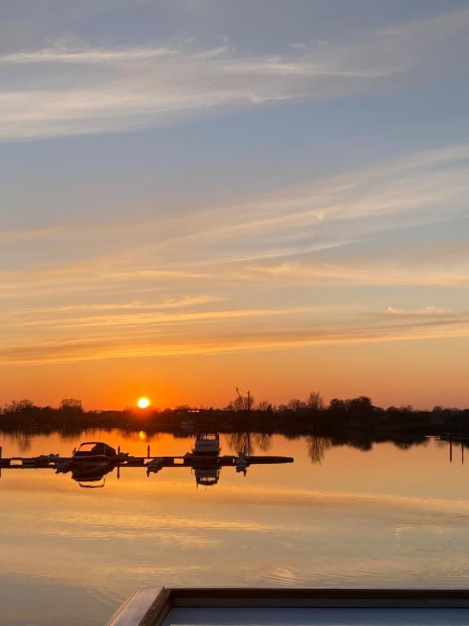 Hausboot Buddy Weyhe Esterno foto